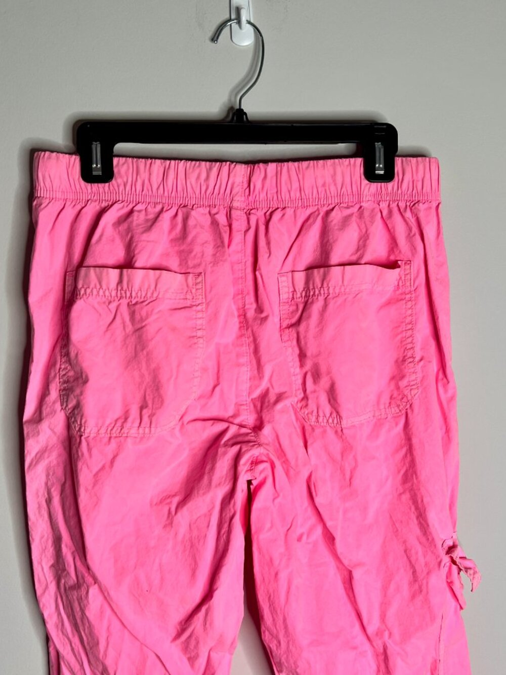 Aerie Avenue Baggy Cargo Pant in Pink Burst Comfy Gorpcore Streetwear Sz Medium - Picture 7 of 8
